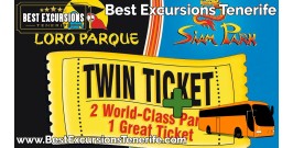 Twin Ticket - Loro Parque + Siam Park + Bus Transfer